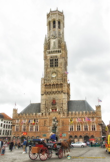 The Belfort is Bruges' most famous landmark